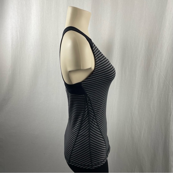 ALO Yoga Black and Grey Stripe Tank, S - Picture 3 of 7